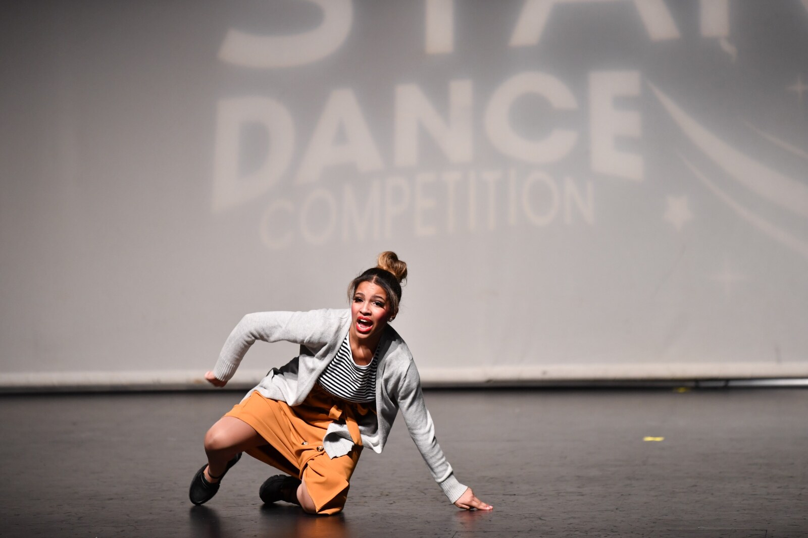 Ciara Rayne in a floor pose during I'm Calm