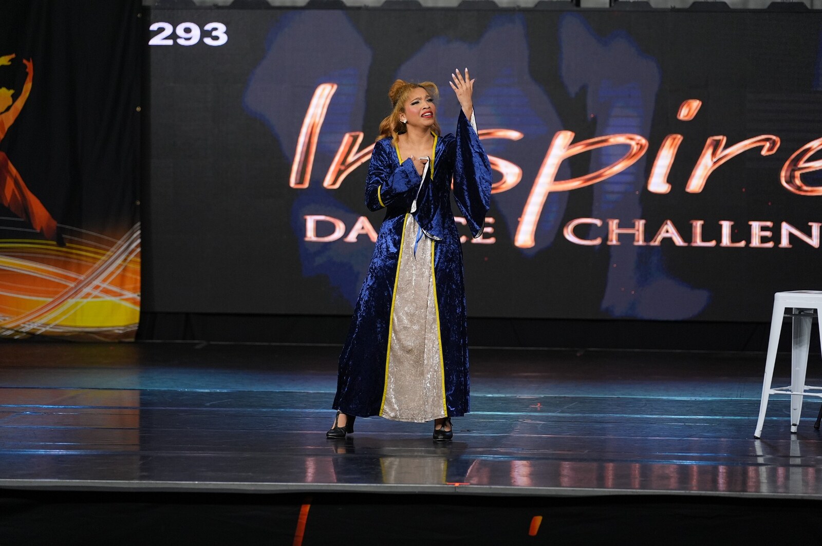 Ciara Rayne performing Diva's Lament on stage